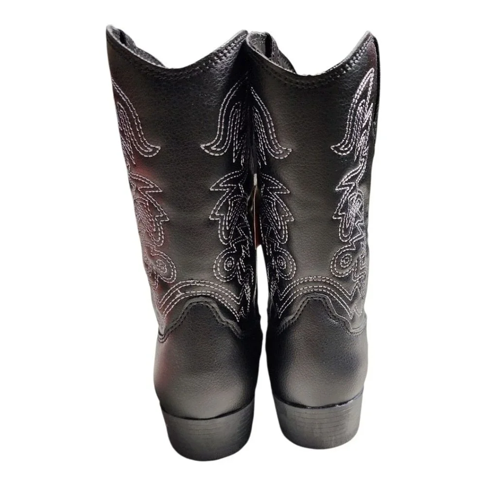 Deer Stags NWT Cowboy Boots Kids 4 Black Rodeo Western Country Equestrian Casual